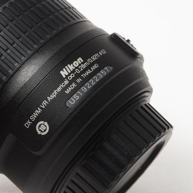 Об'єктив Nikon 18-55mm f/3.5-5.6G VR AF-S DX Zoom-Nikkor Об'єктив Nikon 18-55mm f/3.5-5.6G VR AF-S DX Zoom-Nikkor
