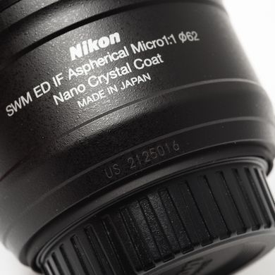 Об'єктив Nikon 60mm f/2.8G AF-S Micro-Nikkor